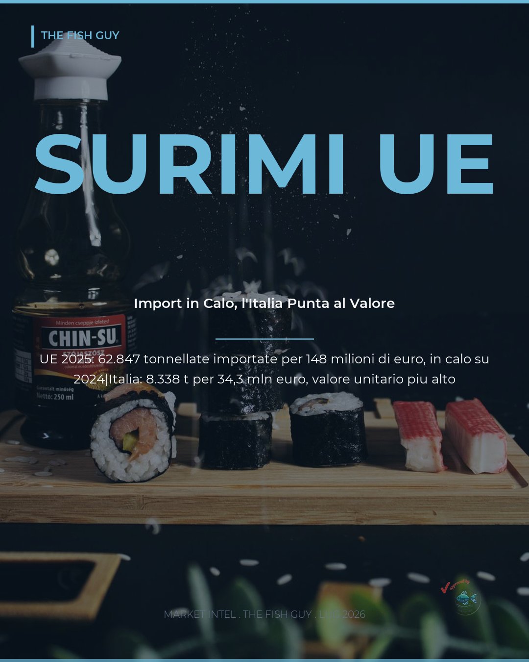 Surimi UE: import in calo, Italia punta al valore