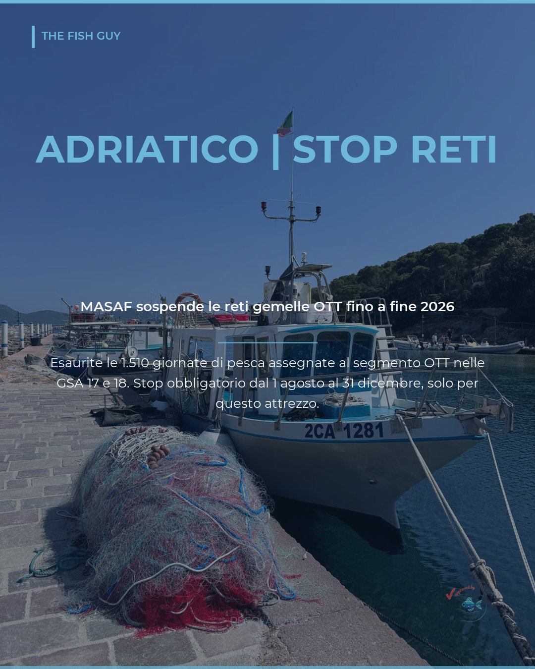 MASAF ferma le reti gemelle OTT in Adriatico fino a fine 2026