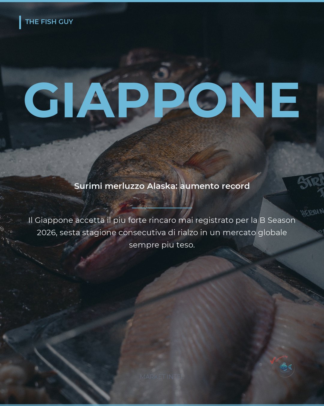 Surimi merluzzo Alaska: rincaro record accettato dal Giappone