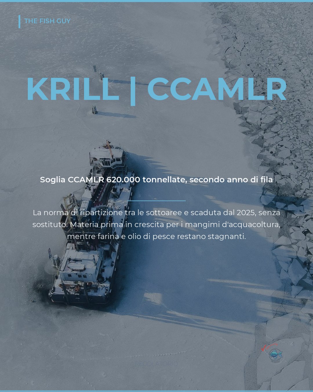 Krill antartico: il tetto di cattura regge, manca la regola