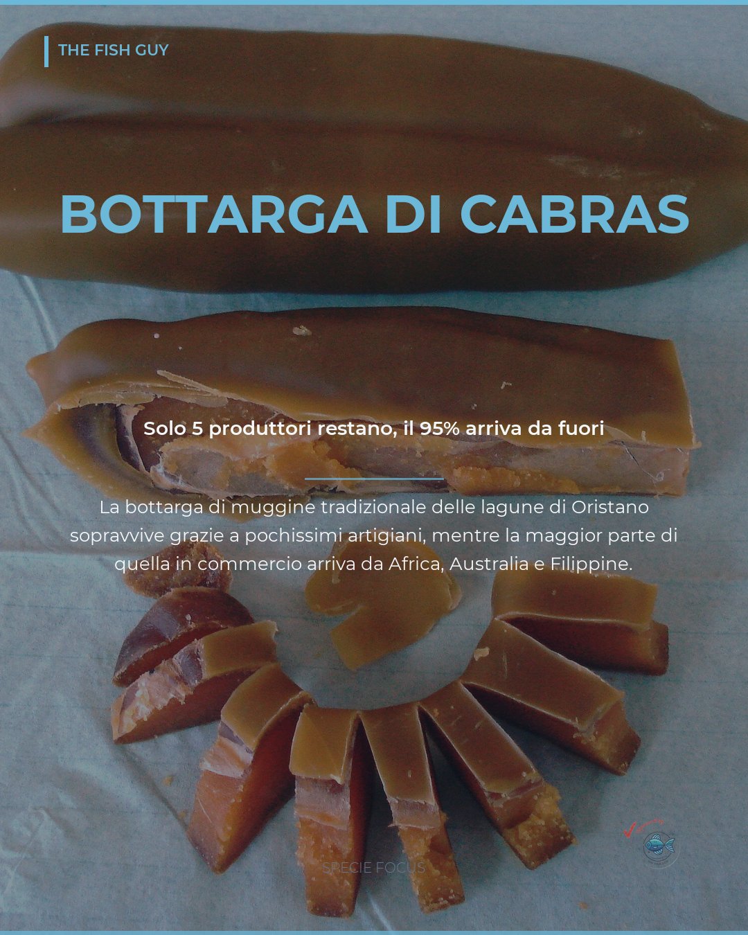 Bottarga di Cabras: il 95% del Mercato Arriva da Fuori