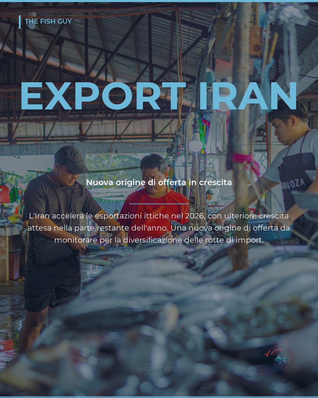 Iran accelera l'export ittico, nuova crescita attesa nel 2026