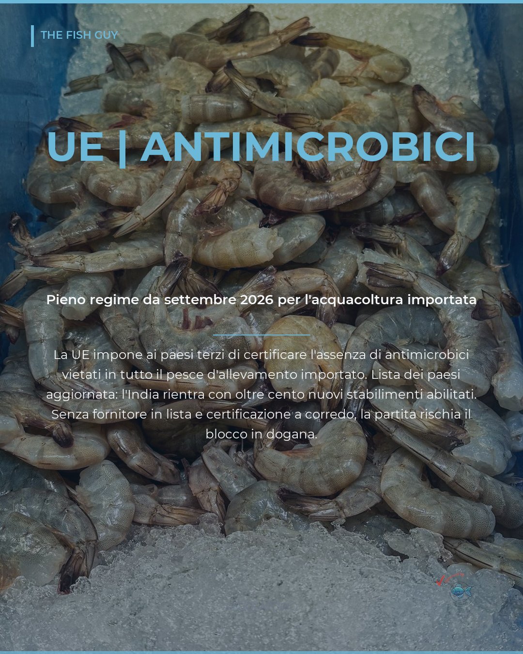 UE, antimicrobici: pieno regime sull'acquacoltura importata