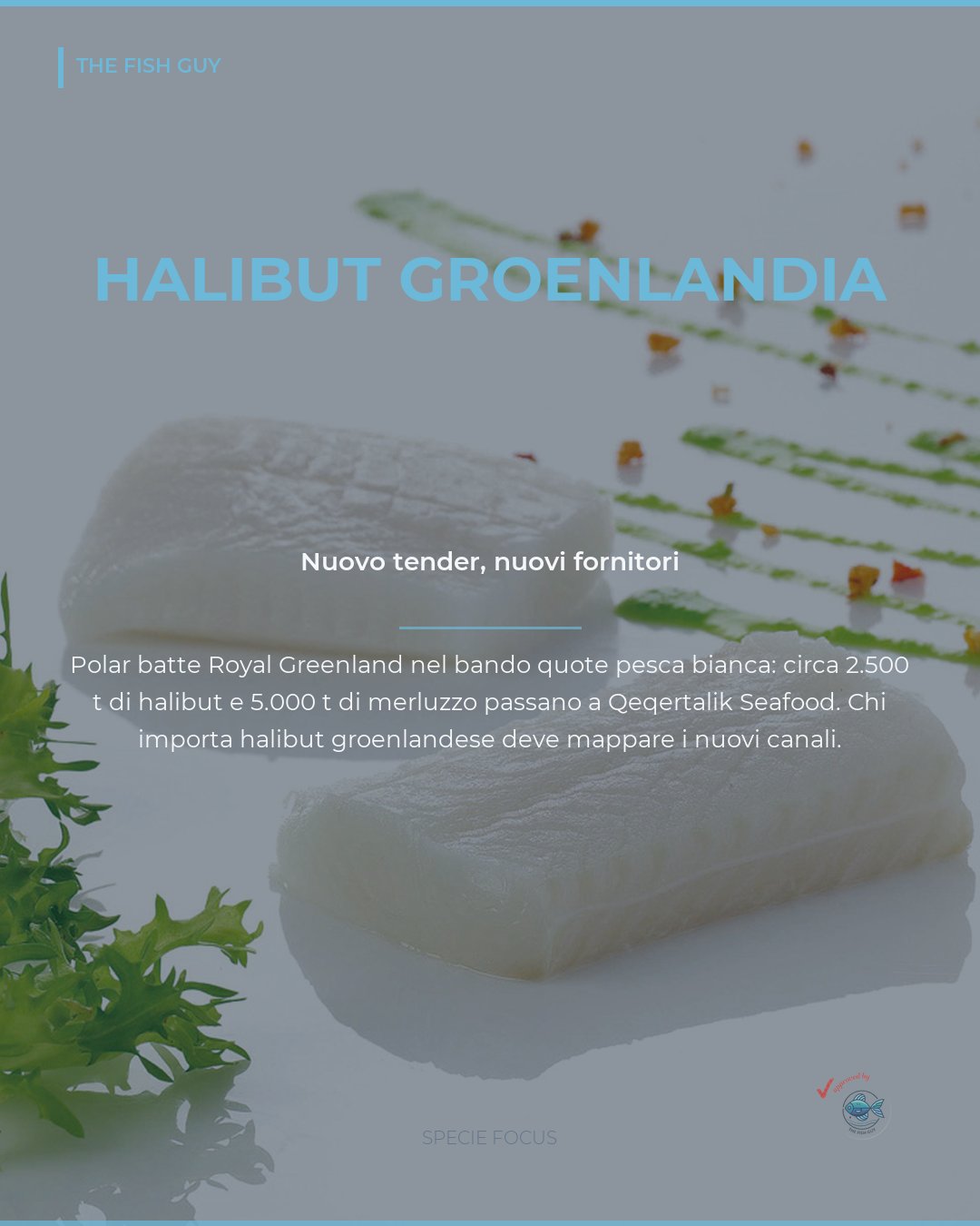 Halibut della Groenlandia: nuovo fornitore dopo il tender delle quote