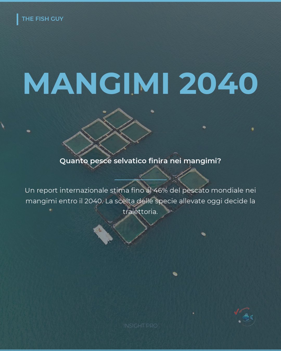 Quanto pesce selvatico finirà nei mangimi d'acquacoltura entro il 2040?