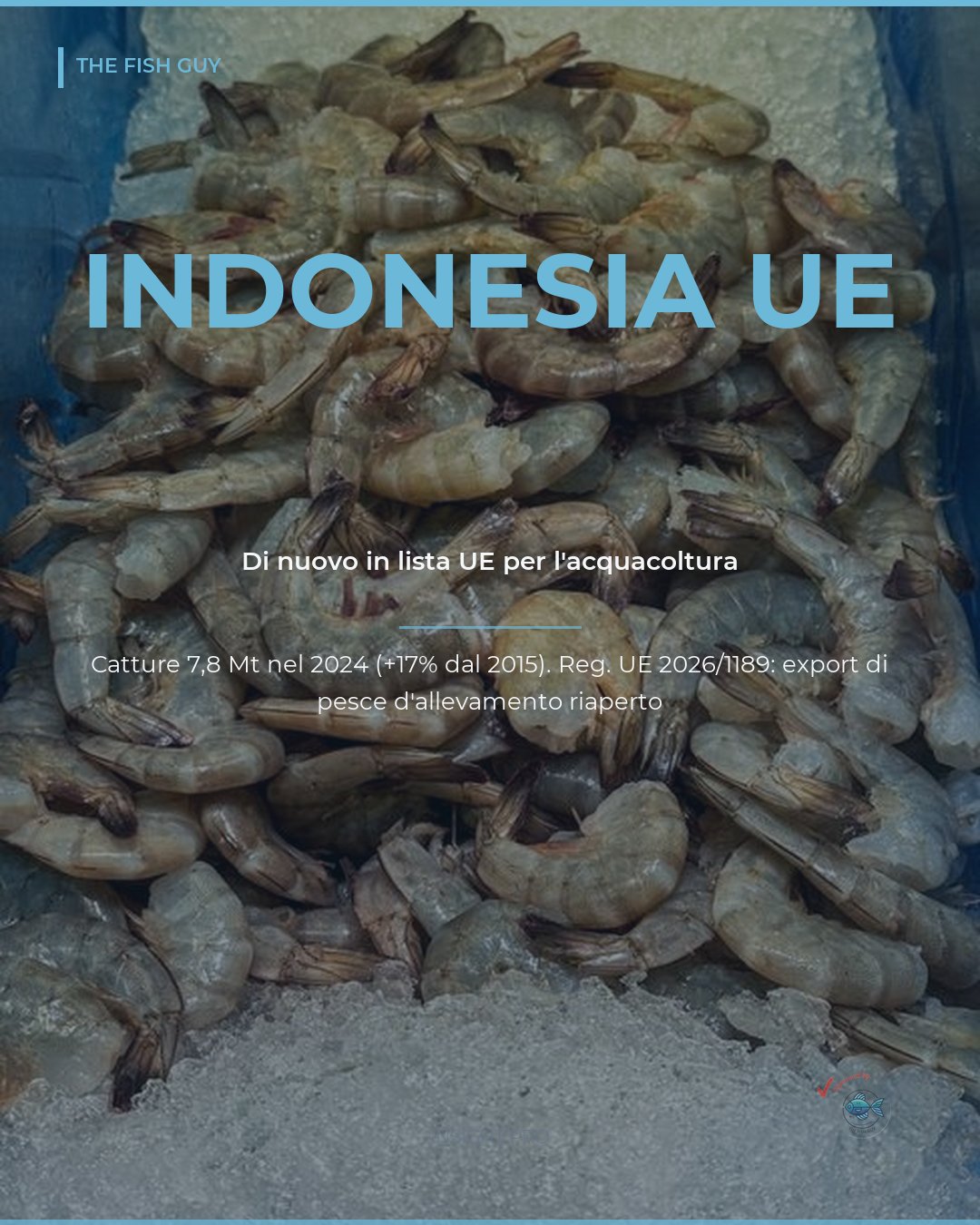 Indonesia torna in lista Ue per l'acquacoltura: cosa verificare