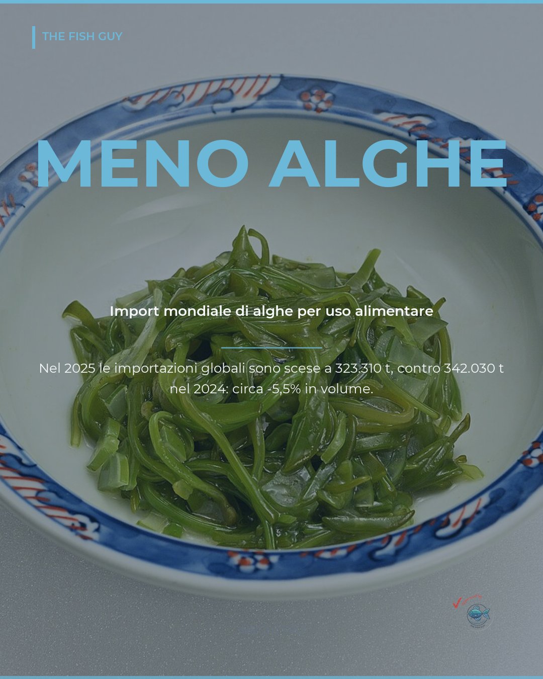 Alghe alimentari: il mondo importa meno, pianifica prima